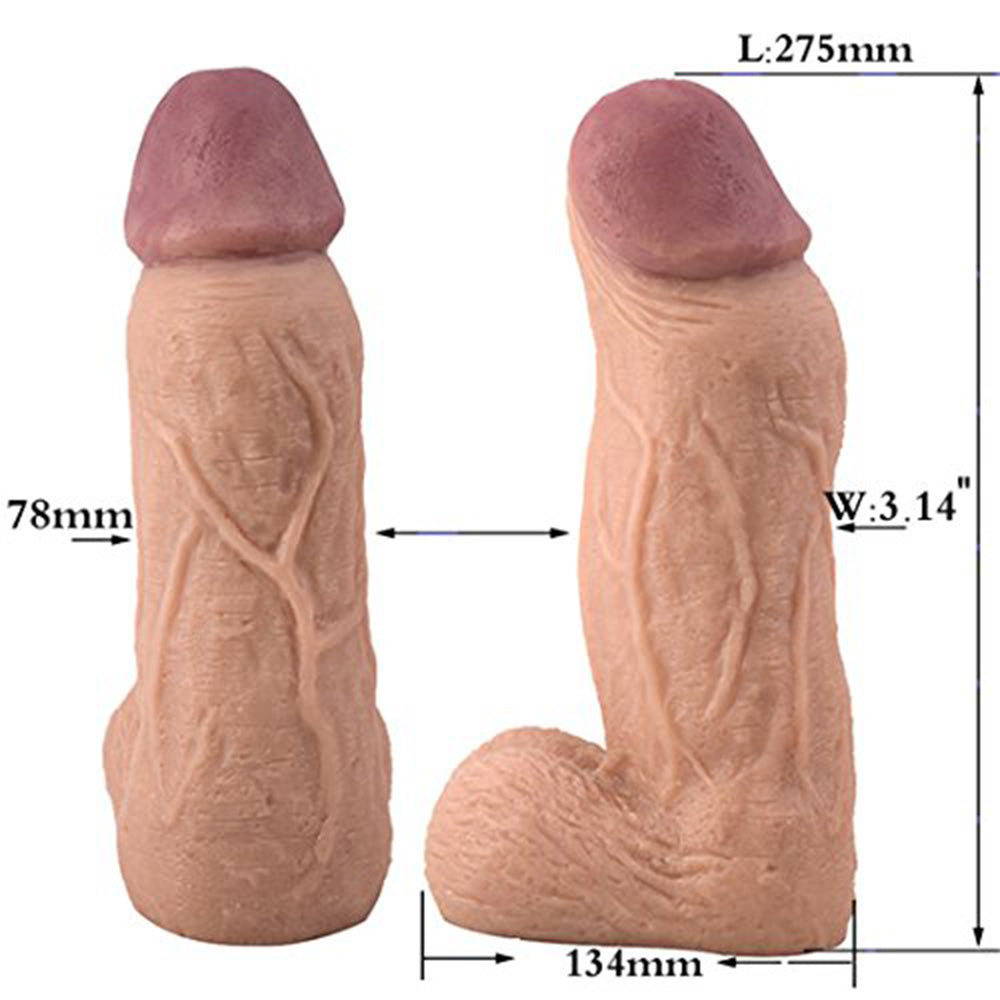8.5cm Thick Simulated Female Penis Dildo With Realistic Texture – product view 8