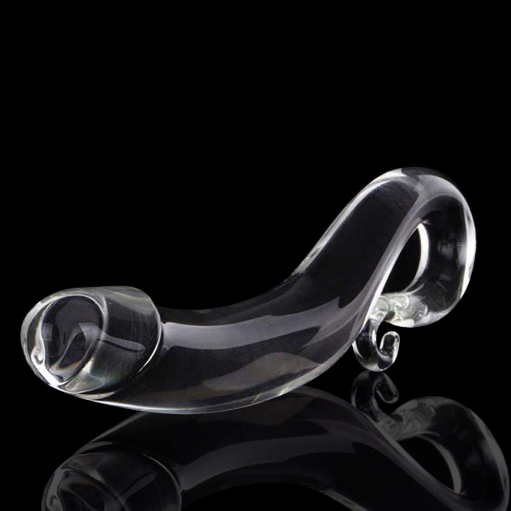 Glass Dildo G-spot Stimulate Crystal Massager – product view 6