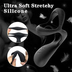 10 Vibrations, 3 in 1 Vibrating Penis Rings – product view 6