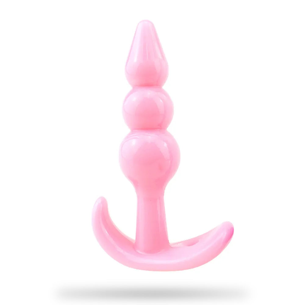 Triple-Bead Anal Plug Unisex – product view 4