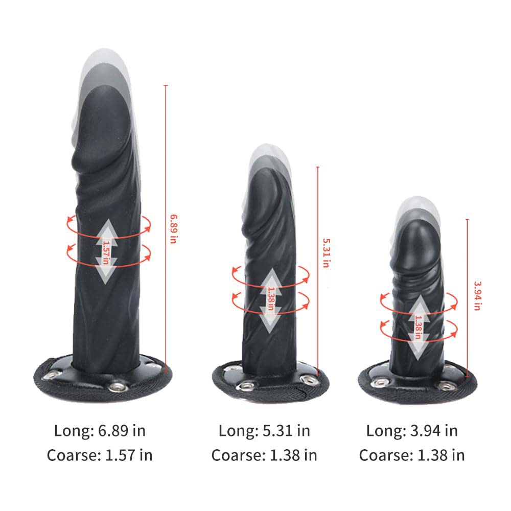 Wearable Removable Silicone G-Spot Stimulating Penis Dildo – product view 7