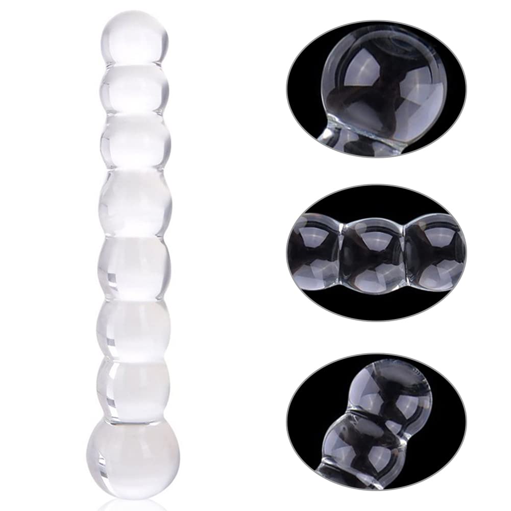 Funny Crystal Penis Ass Glass Anal Dildo Butt Plug Sex – product view 4