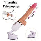 10 Telescopic Modes Realistic G-Spot Vibrator Dildo – product view 2