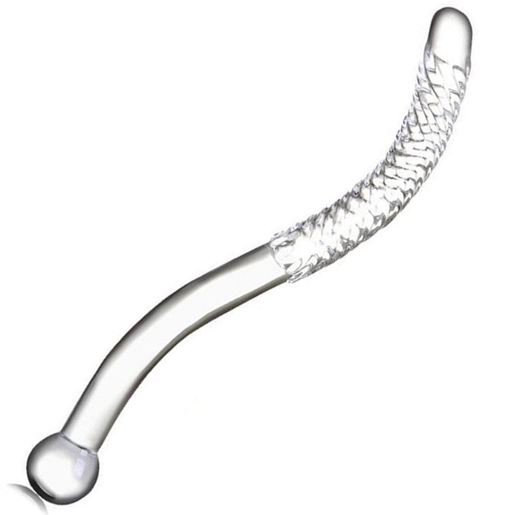 Crystal Glass Pleasure Wand Dildo – product view 2