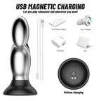 Aluminum Alloy Silicone Waterproof Trainer Set Automatic Remote Control Anal Plug – product view 6