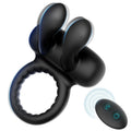 Vibrating Cock Ring with Bunny Ears – product view 2