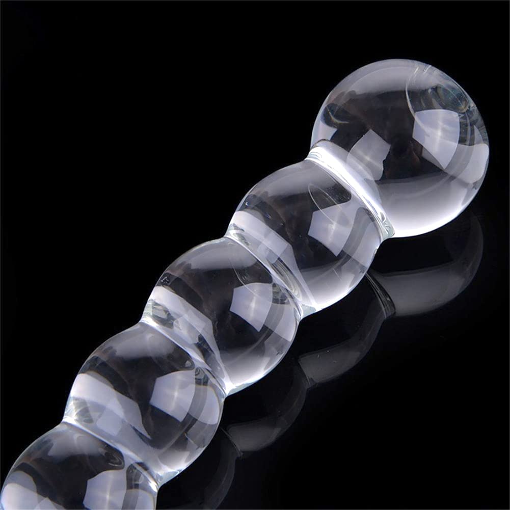 Funny Crystal Penis Ass Glass Anal Dildo Butt Plug Sex – product view 5
