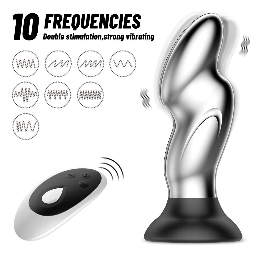 Aluminum Alloy Silicone Waterproof Trainer Set Automatic Remote Control Anal Plug – product view 2