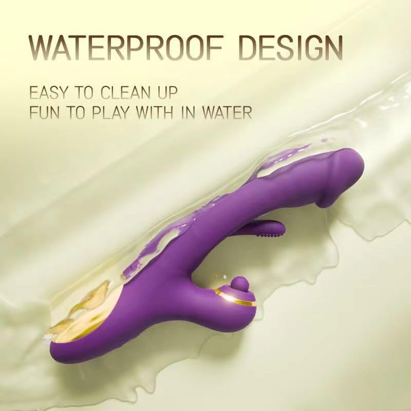 Rabbit Vibrator with Flapping Touch – G-Spot & Clitoral Stimulation – product view 7