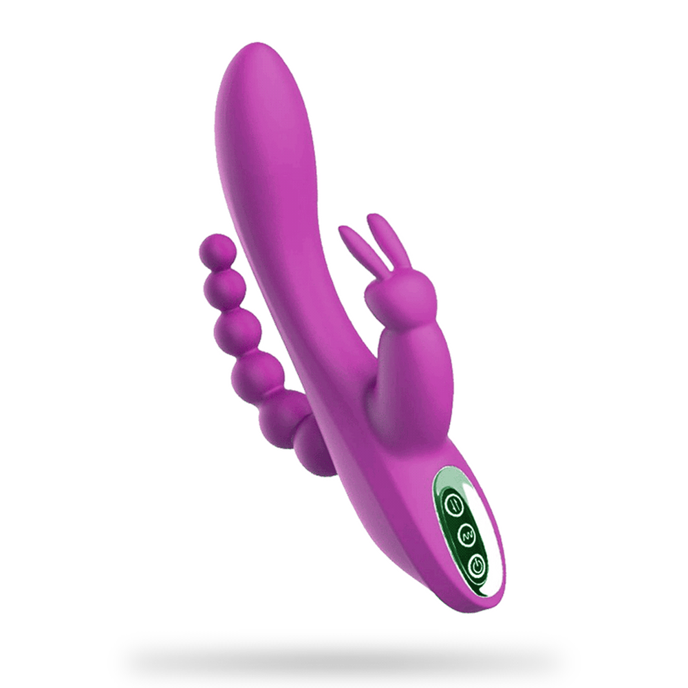 Double-Headed 3-Point Multi-Frequency Vibrating Masturbator – product view 10