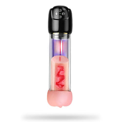 VeloThrust Vibration 6 Mode Suction Penis Pump, 2 in 1 Penis Vacuum Pump Penis Trainer — product image 1