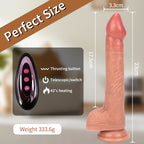 6.89 in Perfect Simulation Dick Powerful Thrusting Vibrating Penis Dildo