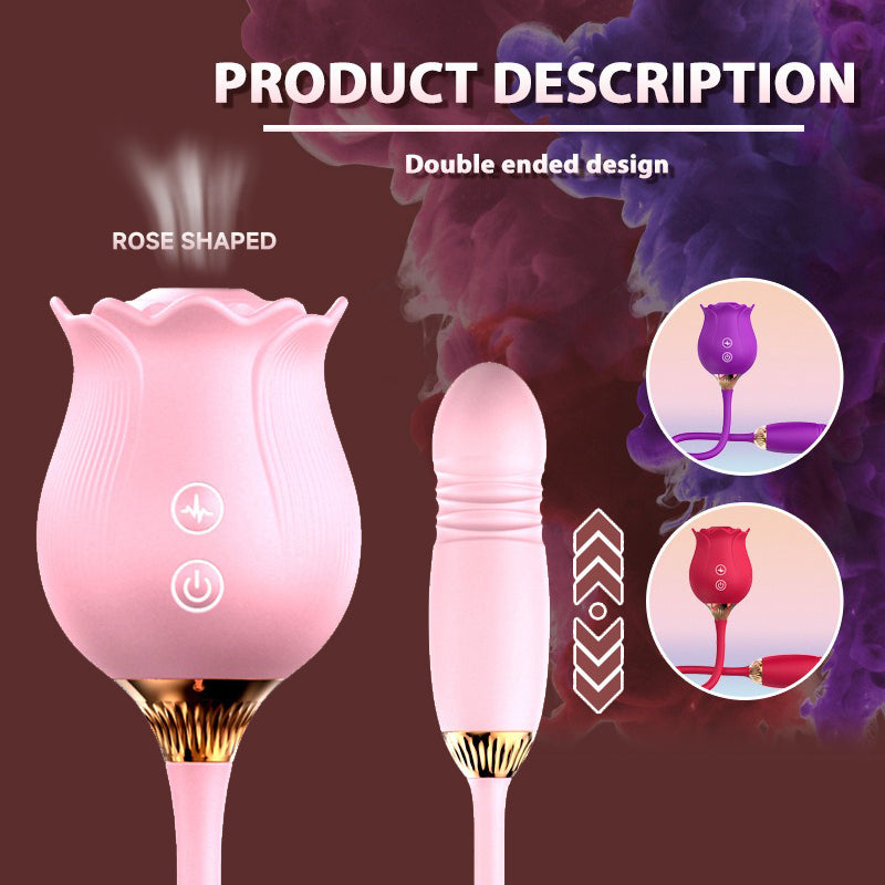 Best-Selling Rose Duo - Suction & Tongue-Style Massagers