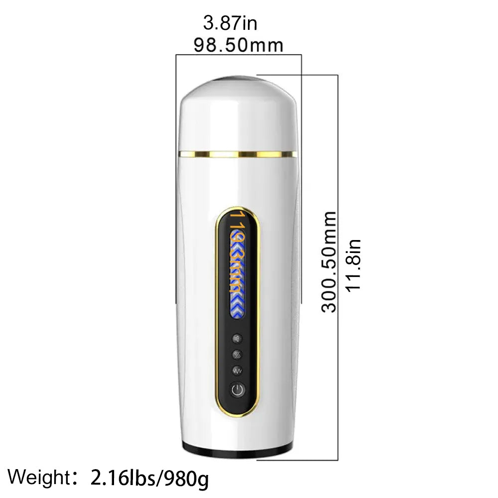 ThunderRide 7 Vibration Sucking Heating Automatic Male Stroker Hands Free Blowjob with Suction Base – product view 10