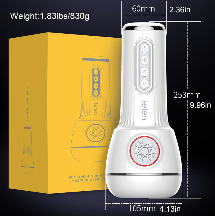 Leten IV 10 Vibrating & Sucking Male Stroker With Heated Voice – product view 17
