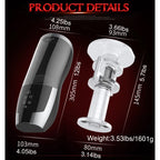 Rends Multi-Frequency Vibration Retractable 3D Textured Moaning Male Masturbation Cup with Warming Function — product image 2