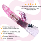 customer review with product features Rotating Rabbit Dual-Action Vibrator | AnneToys