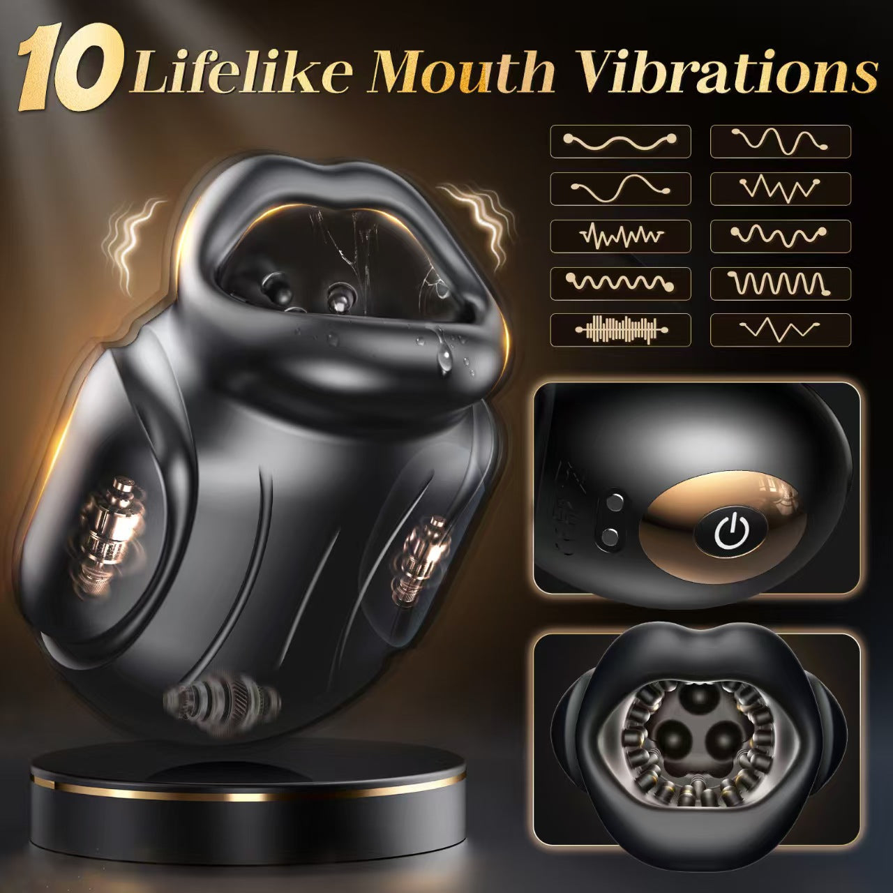 Mouthy - App-Controlled Male Masturbator 10 Lifelike
