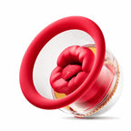 Noti tongue-feel suction massager in red