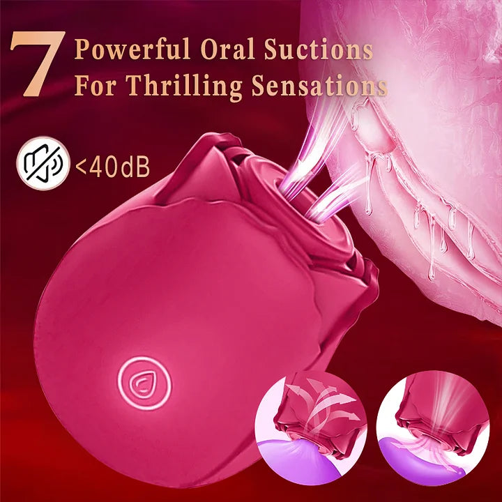 Double Rose Pleasure Set - RoséTrio Thrusting Massager