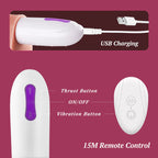 Thrusting Vibrating Dildo Sex Machine 8 Thrusting Rotating Dildo with Vibrating Heating Remote Control – product view 5