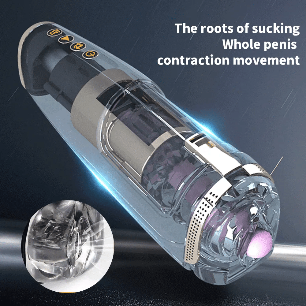 Hero 6 Thrusting Self-Heating Automatic Male Stroker with 3D Textured Sleeve Heating Mens Sex Toy Male Stroker – product view 6