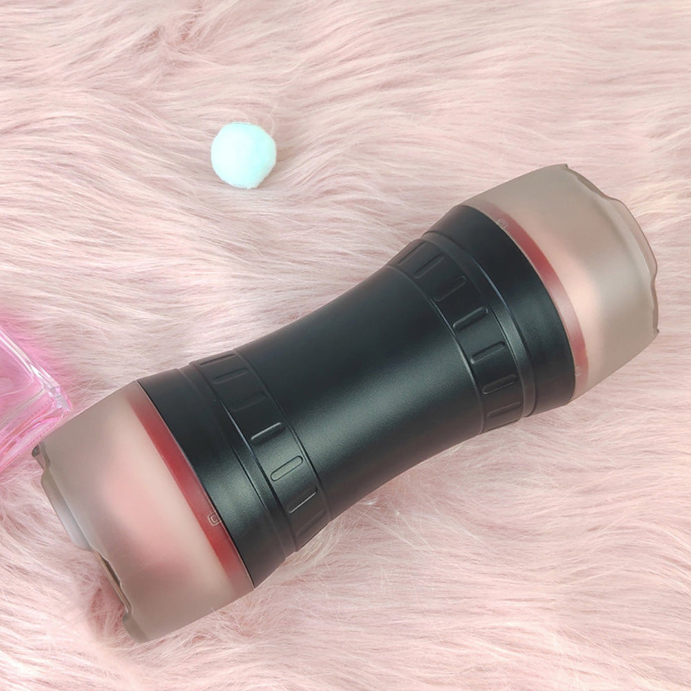 SoloMaxⅡ Double Channel Manual Masturbation Cup Pleasure Realistic 3D Textured Vagina Toys – product view 4