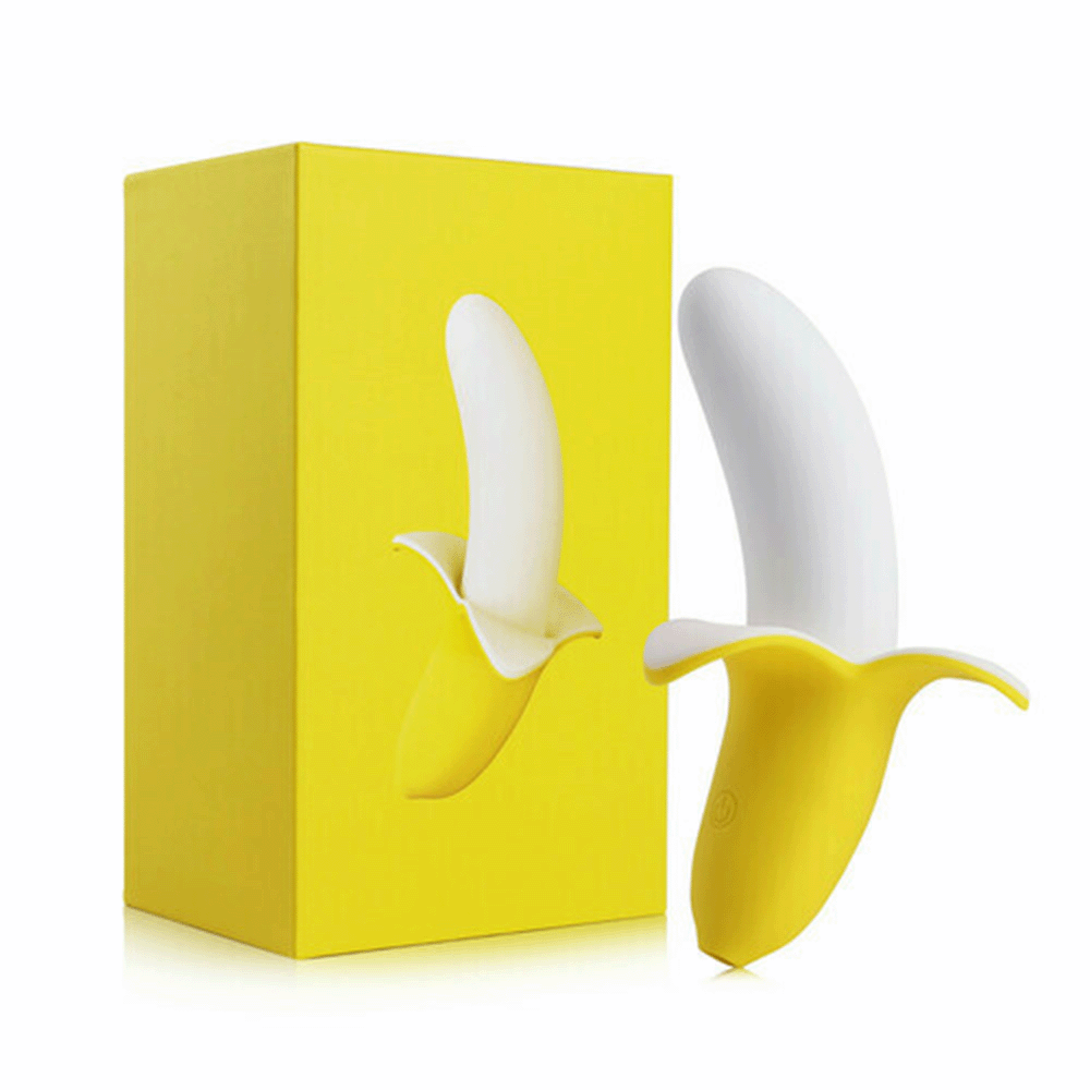 Banana Vibrating Dildos Female Masturbation G-spot Vibrator – product view 7