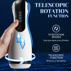FlexForceⅡ Automatic Male Stroker 3D Textured Pocket Pussy with 10 Vibration 3 Sucking Silicone Sex Toy for Men — product image 4