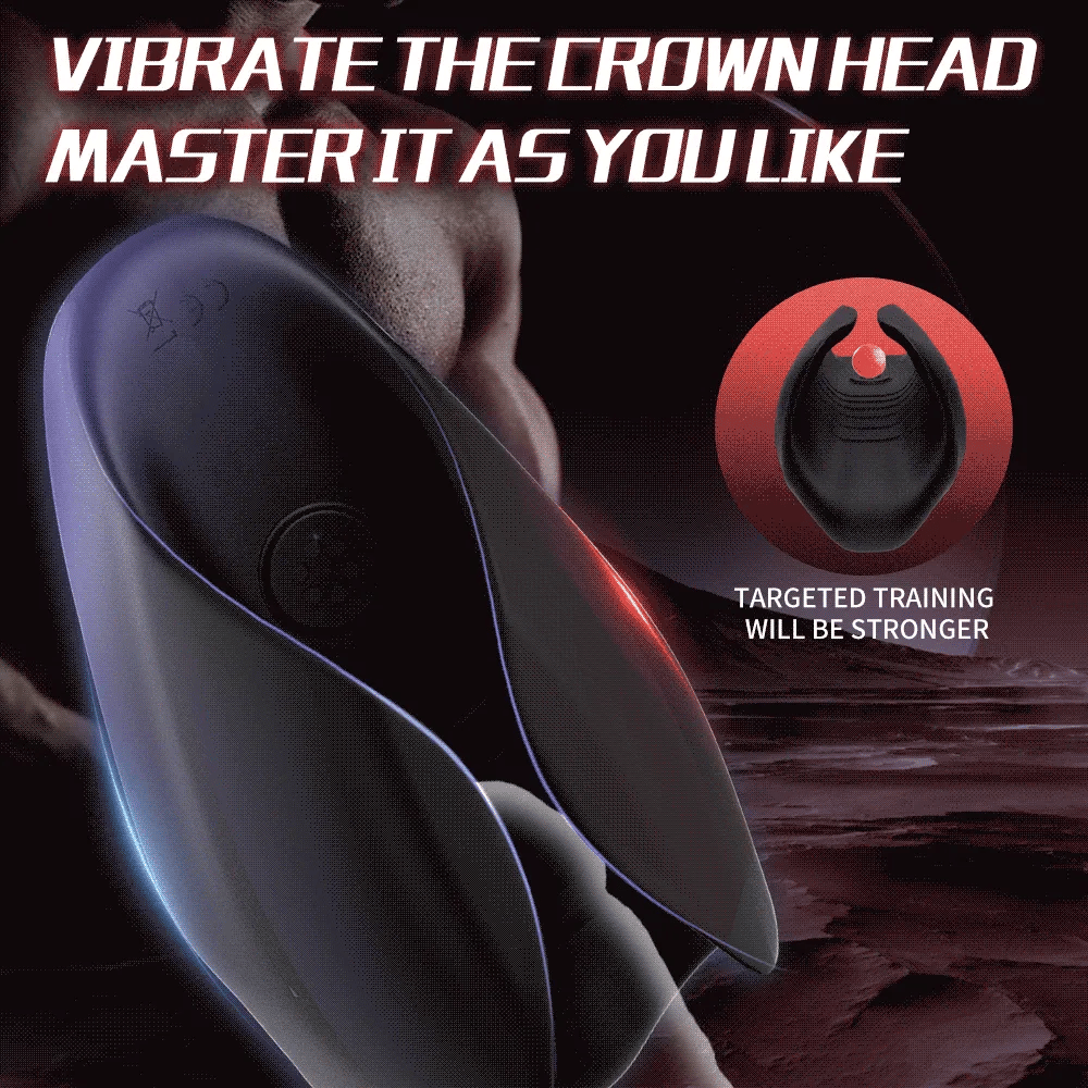Penis Training Male Stroker 9 Modes, Vibrating Toy Strokers Glans Trainer Stimulator, Mens Machine Stroker Adult & Games — product image 7