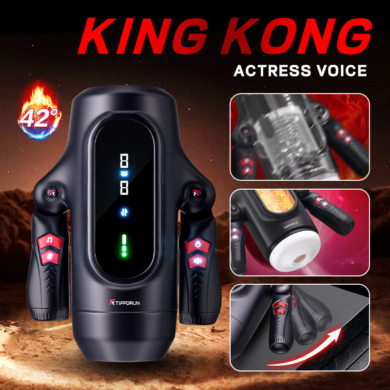 2026 Newest Male Handheld Stroker With 9 Telescopic Vibration LED Display Intelligent Heating Voice – product view 8