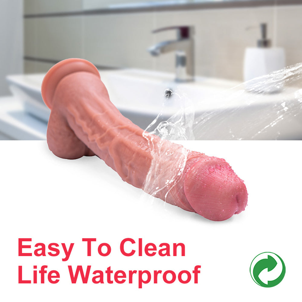 12.8 Inch Most Realistic Dildo| Allovers Thrusting Dildo – product view 5