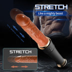 Baseball Bat 10 Vibrating & Thrusting Heating Telescopic Realistic Dildos – product view 6