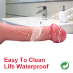 7.1 Inch Thickened Silicone Dildo| Suction Cup Allovers Thrusting Dildo – product view 4