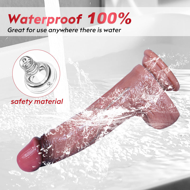 7.1 Inch Liquid Silicone Dildo Masturbator