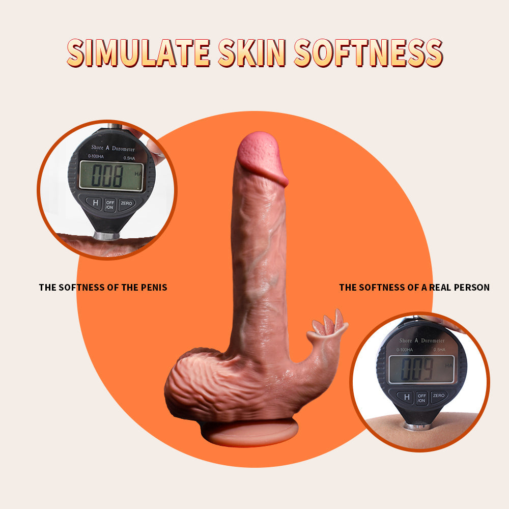 Tarzan Dildo Bendable Thrusting Dildo With Suction Cup 8.86 Inch – product view 14
