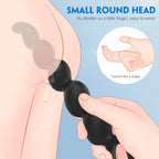 Extra Llong Vibrating Bead Butt Plug – product view 5