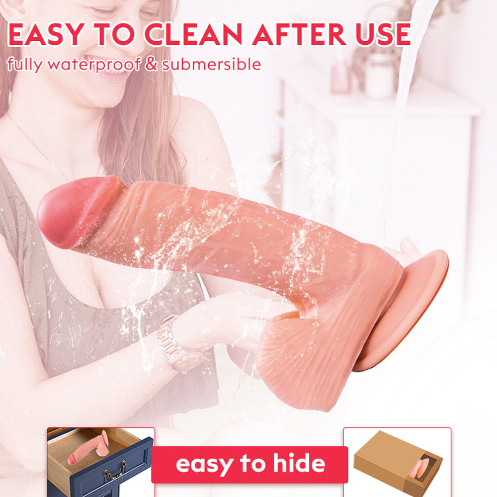 8.6 Inch Lifelike Dildo & Suction Cup Dildos for Women – product view 2