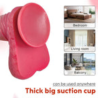 10.6 InchDouble Foreskin Real Texture StimulatesDildo – product view 3