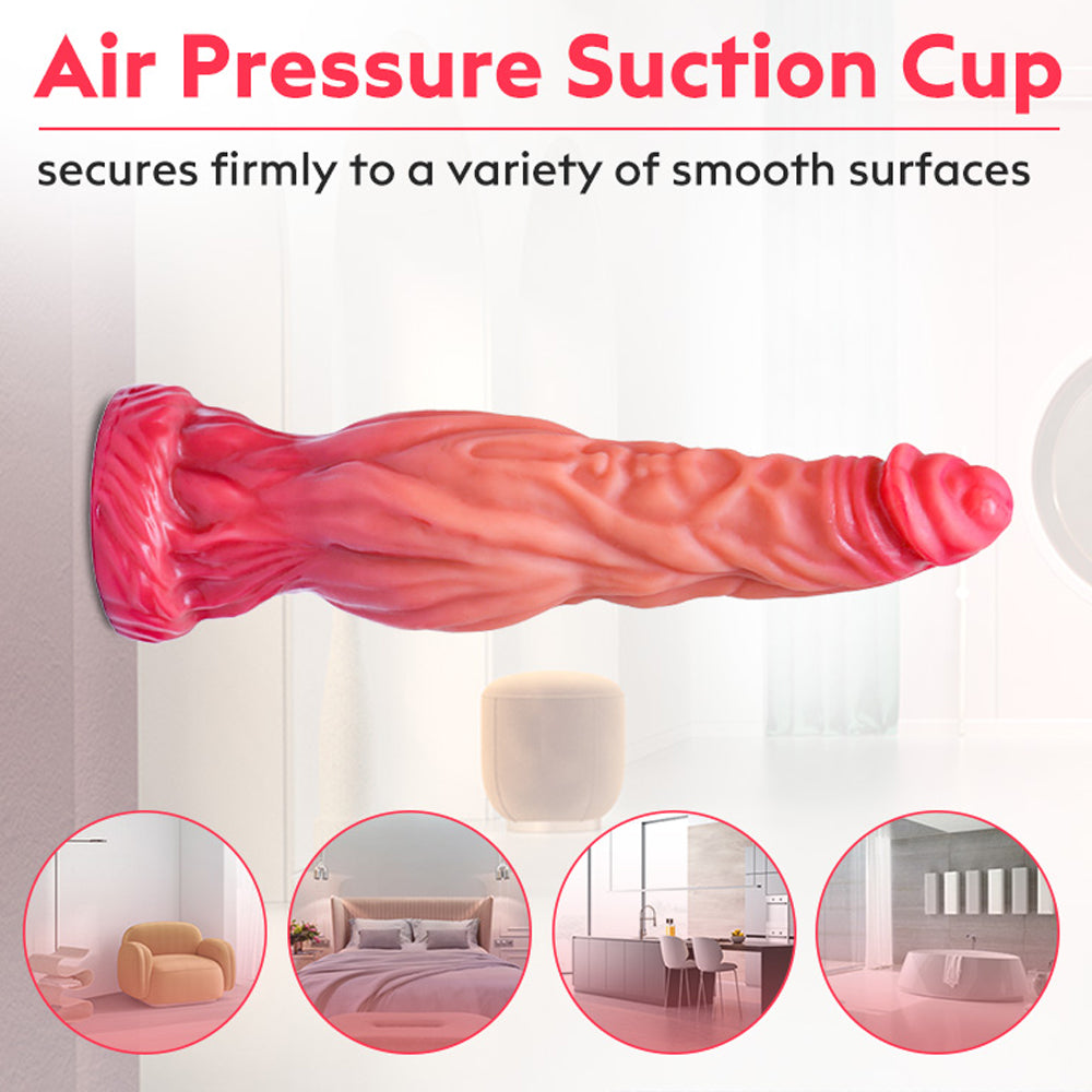 10.2 Inch Extra Large Dildo| with Veined Allovers Dildo – product view 3