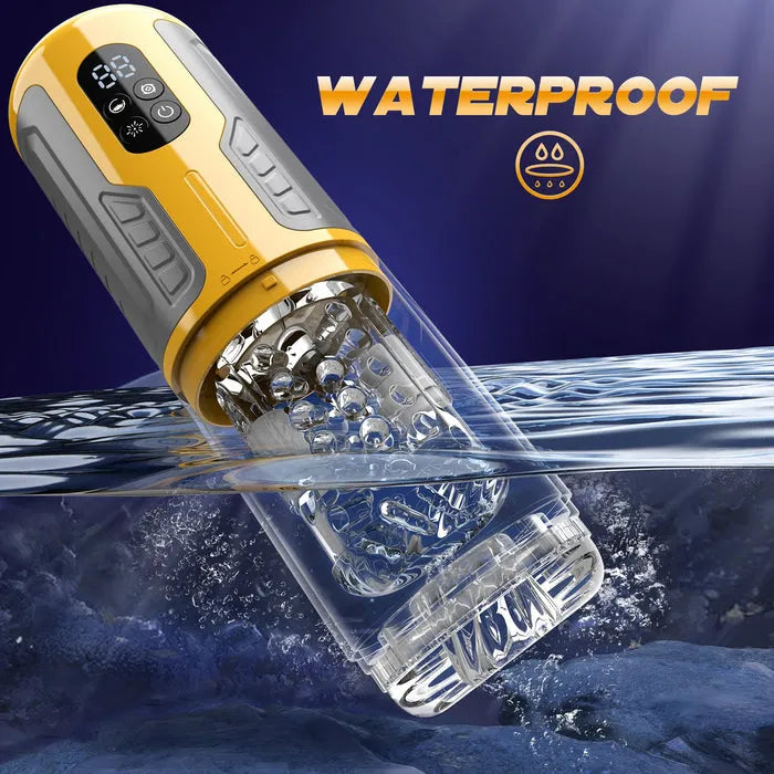 Truly Waterproof 3 In 1 Masturbation Cup 7 Thrusting Rotation Fully Male Stroker — product image 8