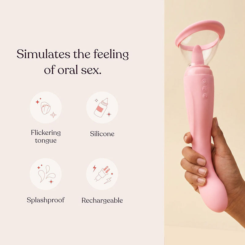Savor - Oral-Like Wand with Suction & Flexible Positioning