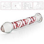 Glass Pleasure Wand with Mushroom Tip – product view 7