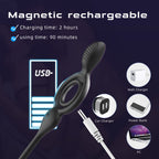 3 in 1 Couple Vibrator 10 Vibration Modes Penis Ring – product view 7