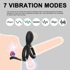 Wireless Remote Control Vibrating Cock Ring and Clitoral Stimulator – product view 2
