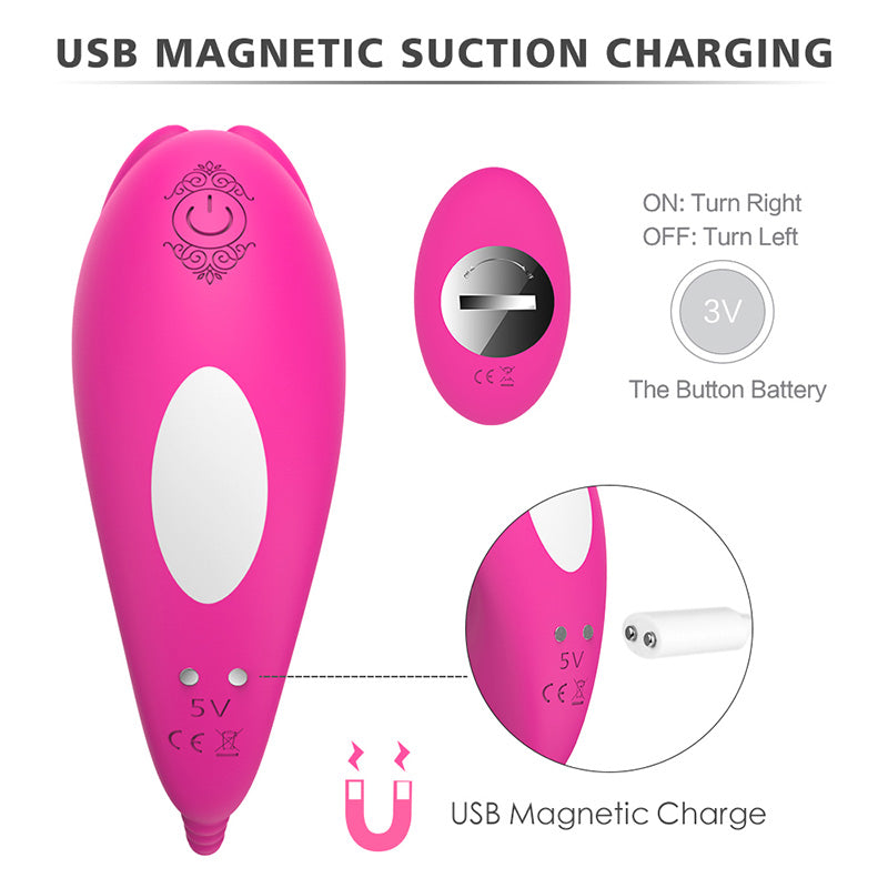 G-Spot Clitoris Wearable Silicone Wireless Remote Control Vibrator – product view 3