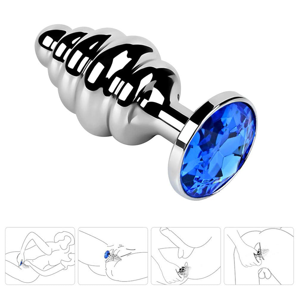 Stainless Steel Metal Anal Anal Threaded Anal Plug – product view 2