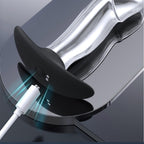 10 Vibration Modes Metal Anal Vibrator Butt Plug – product view 5