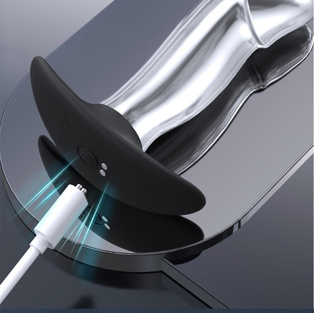 10 Vibration Modes Metal Anal Vibrator Butt Plug – product view 5