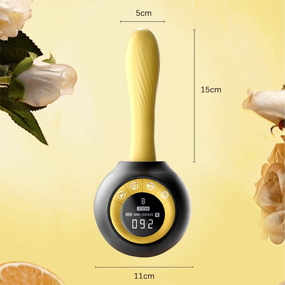Wireless Remote Control Heated Thrust Vibrator Auto Retractable Realistic Dildo – product view 9